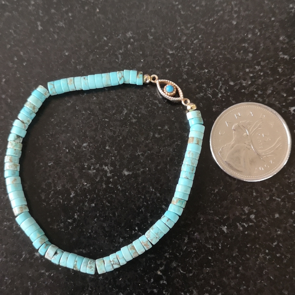 Turquoise Evil Eye Bracelet